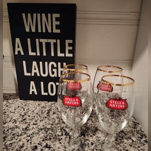 Stella Artois glassware